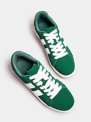 Yours Curve Green Wide Fit Padded Skate Trainers - Image 4 of 5