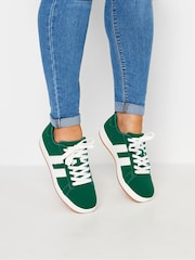 Yours Curve Green Wide Fit Padded Skate Trainers - Image 5 of 5