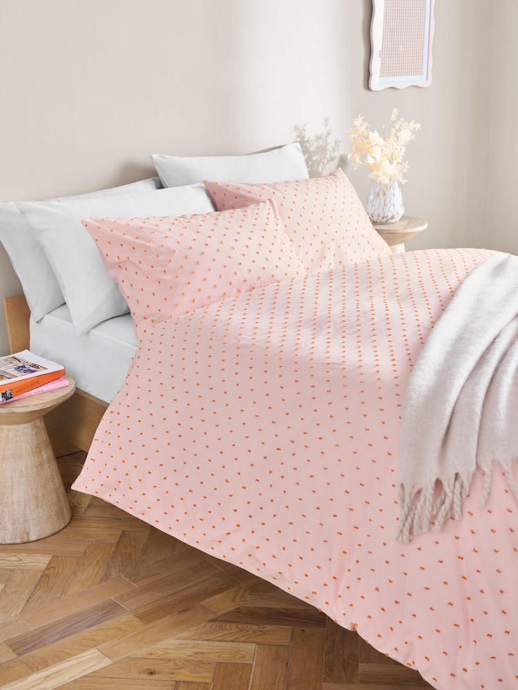 Pikčast Dobby Duvet Pokrov in blazina set - Slika 1 iz 4 Pikčast Dobby Duvet Pokrov in blazina set - Slika 1 iz 4