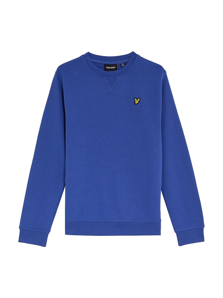 Lyle & Scott Blue Boys Crew Neck Sweatshirt - Image 1 of 3