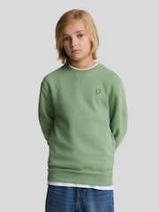 Lyle & Scott Green Boys Crew Neck Sweatshirt - Image 1 of 7