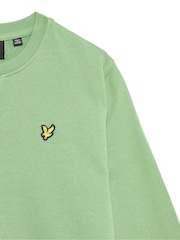 Lyle & Scott Green Boys Crew Neck Sweatshirt - Image 6 of 7