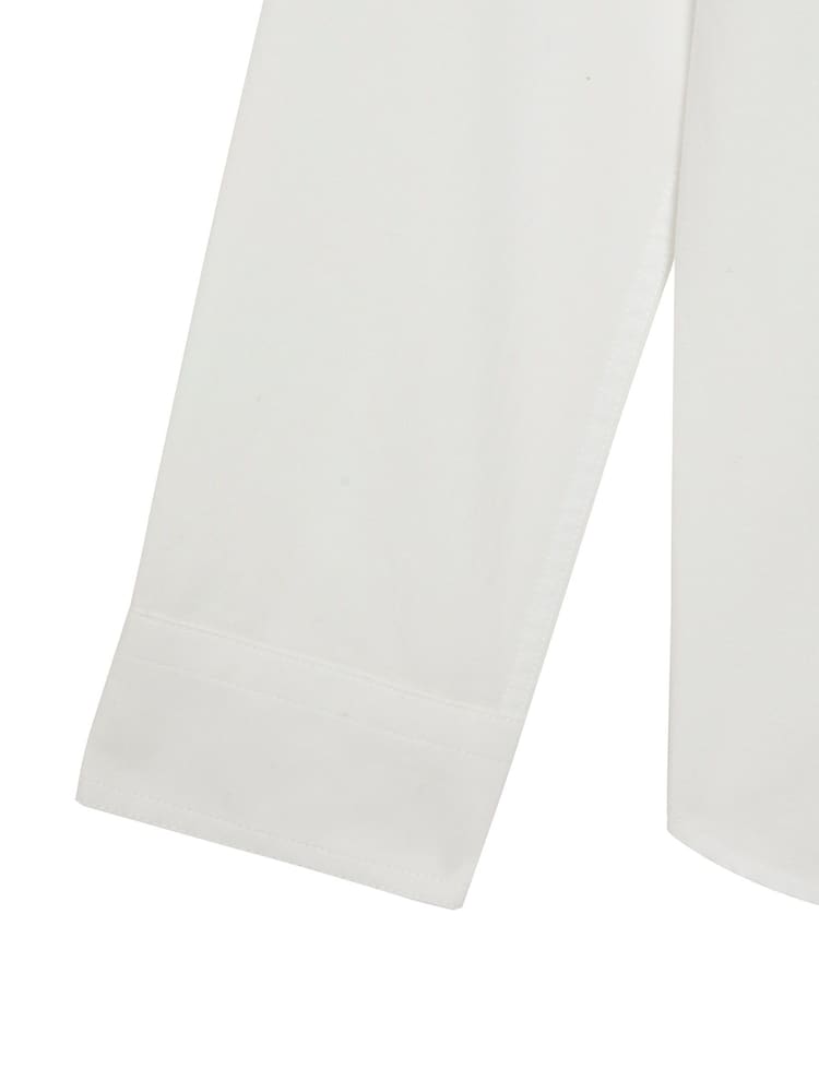 Lyle & Scott White Long Sleeve Poplin Shirt - Image 3 of 3 Lyle & Scott White Long Sleeve Poplin Shirt - Image 3 of 3