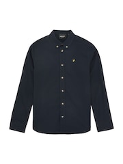 Lyle & Scott Navy Boys Long Sleeve Poplin Shirt - Image 1 of 3