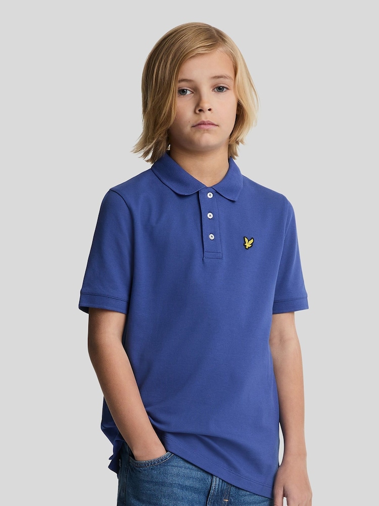 Lyle & Scott Blue Boys Classic Polo Shirt - Image 1 of 7
