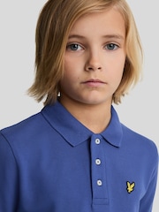 Lyle & Scott Blue Boys Classic Polo Shirt - Image 4 of 7