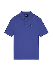 Lyle & Scott Blue Boys Classic Polo Shirt - Image 5 of 7