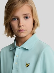 Lyle & Scott Blue Boys Classic Polo Shirt - Image 4 of 7