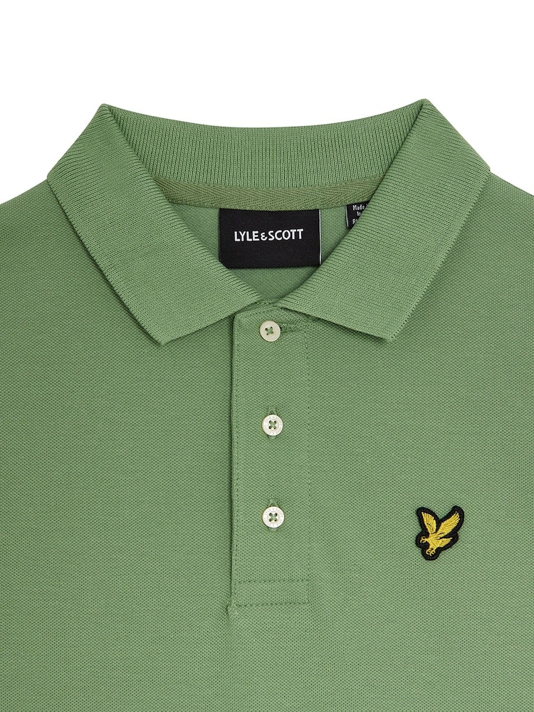 Lyle & Scott Green Boys Classic Polo Shirt - Image 2 of 3