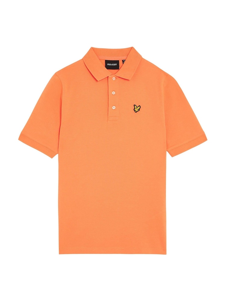 Lyle & Scott Orange Boys Classic Polo Shirt - Image 1 of 3