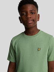 Lyle & Scott Green Boys Essentials Crew Neck T-Shirt - Image 2 of 2