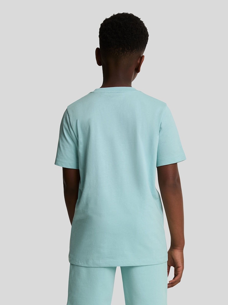 Lyle & Scott Blue Boys Essentials Crew Neck T-Shirt - Image 2 of 6