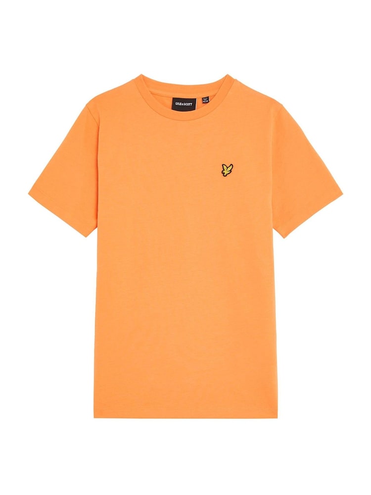 Lyle & Scott Orange Boys Essentials Crew Neck T-Shirt - Image 1 of 3