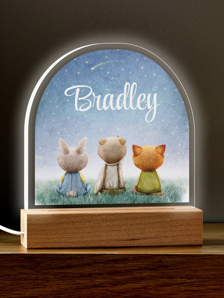 Loveabode Natural Personalised Night Light - Image 1 of 4