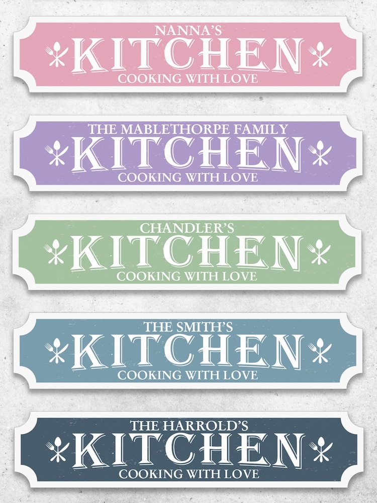 Personalised Kitchen Sign by Loveabode - Image 1 of 4