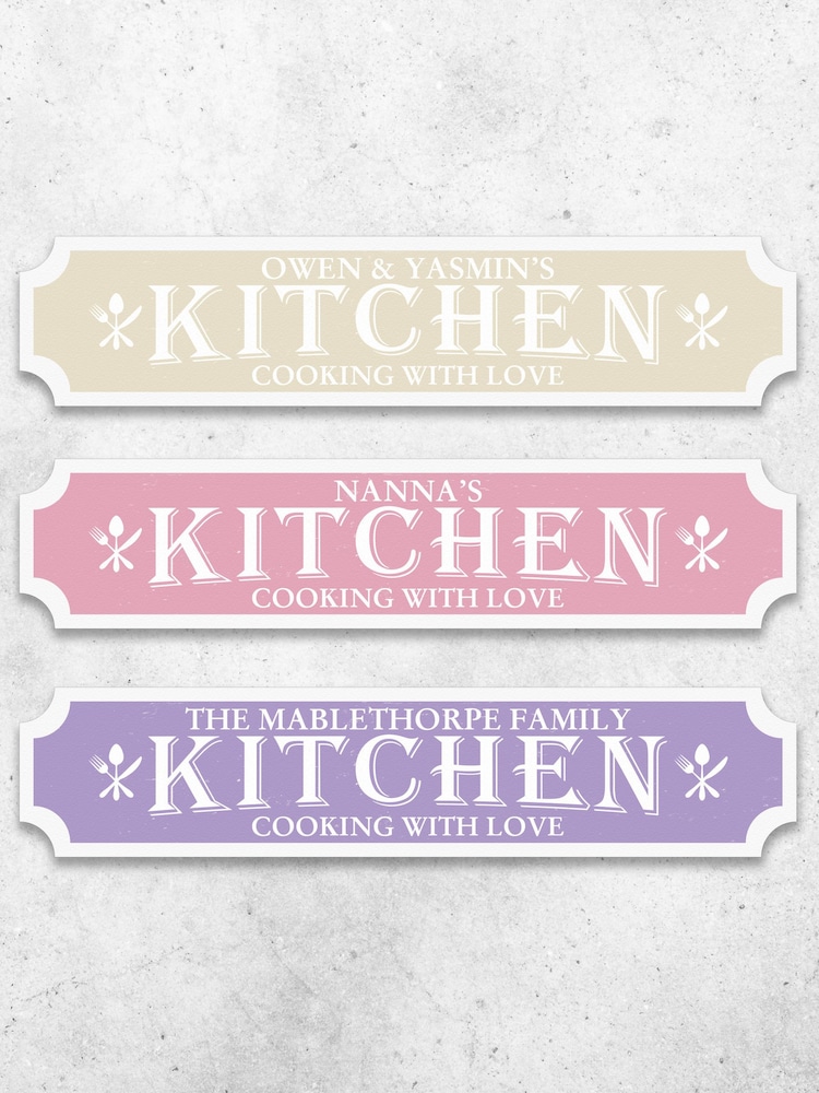 Personalised Kitchen Sign by Loveabode - Image 2 of 4
