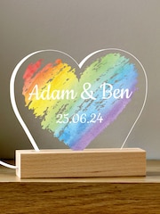 Personalised Pride "Heart Shaped"  Light by Loveabode - Image 2 of 4