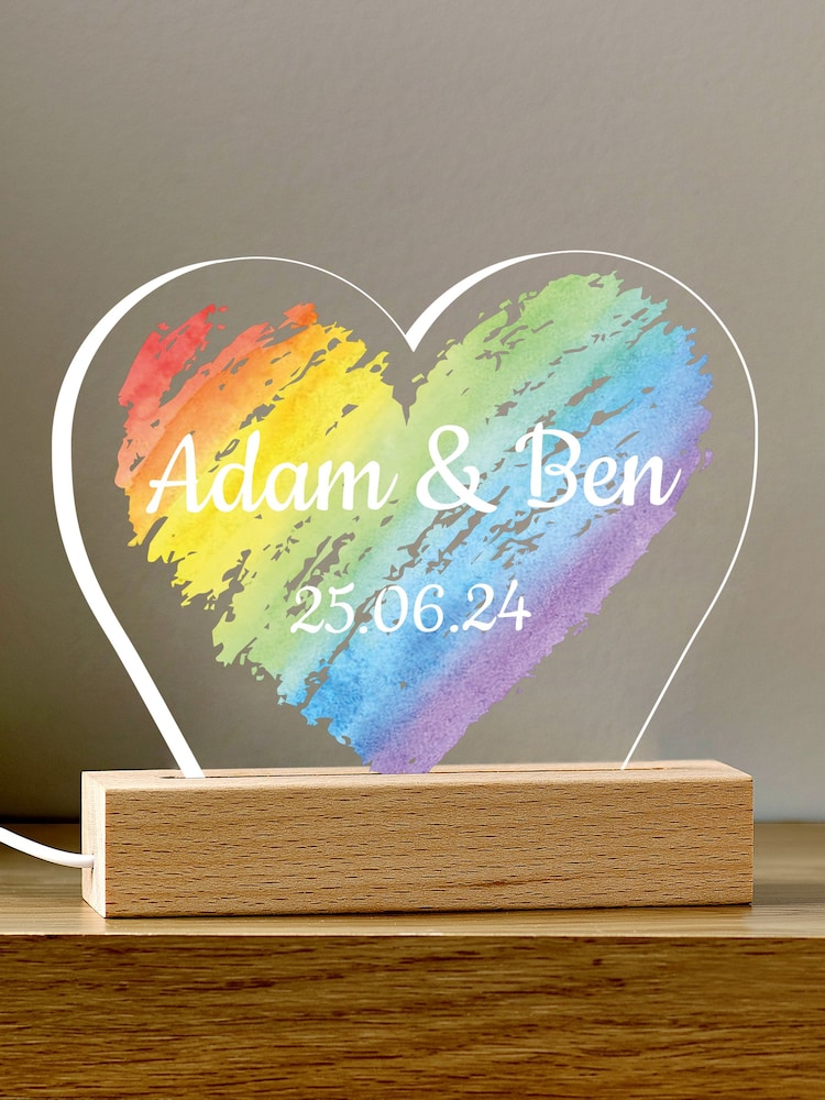 Personalised Pride "Heart Shaped"  Light by Loveabode - Image 2 of 4