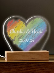 Personalised Pride "Heart Shaped"  Light by Loveabode - Image 3 of 4