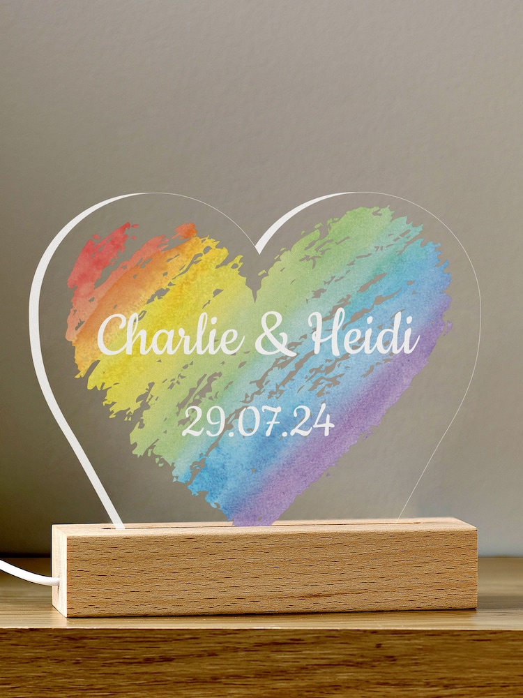 Personalised Pride "Heart Shaped"  Light by Loveabode - Image 4 of 4