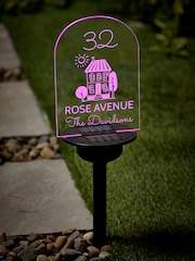 Personalised Solar Winter House Stake by Loveabode - Image 1 of 4
