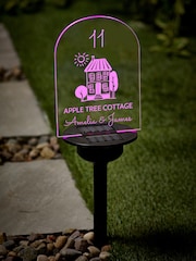 Personalised Solar Winter House Stake by Loveabode - Image 3 of 4