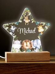 Personalised Jungle Night Light by Loveabode - Image 1 of 4