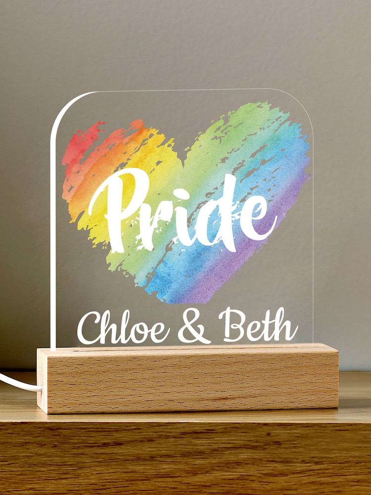 Personalised Pride "Heart" Light by Loveabode - Image 2 of 4