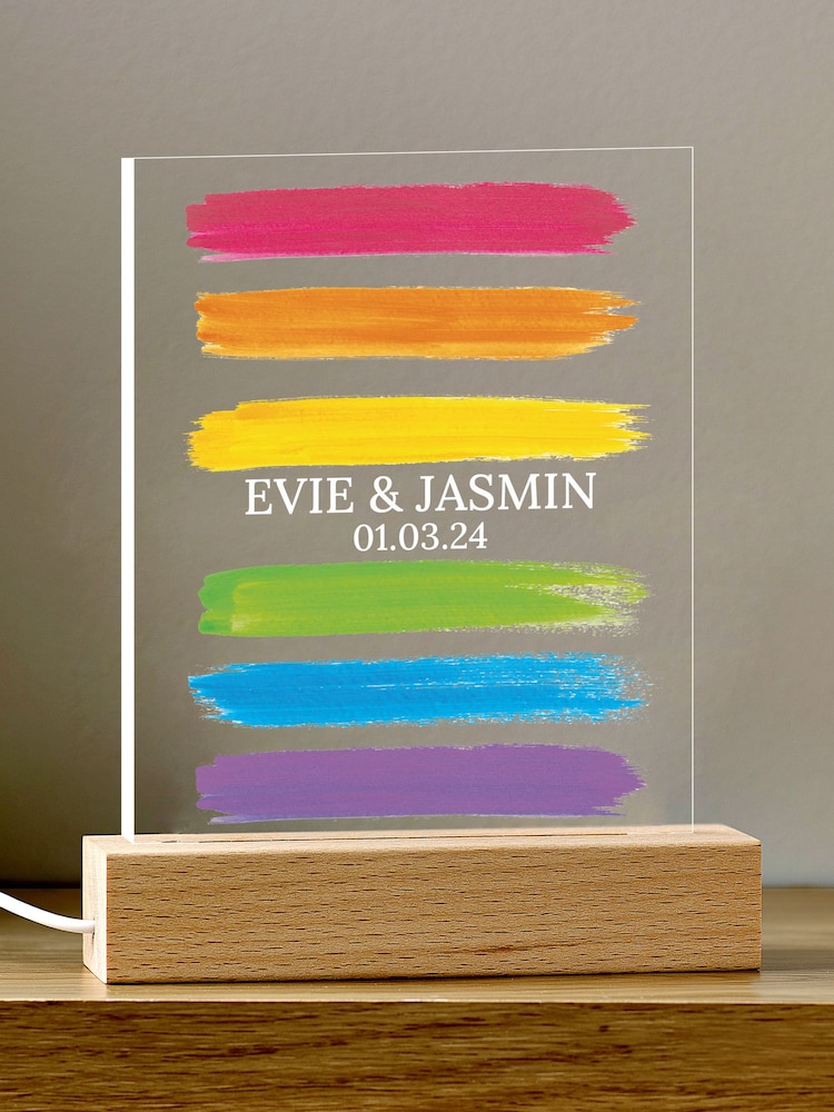 Loveabode Natural Personalised Pride Night Light - Image 2 of 4