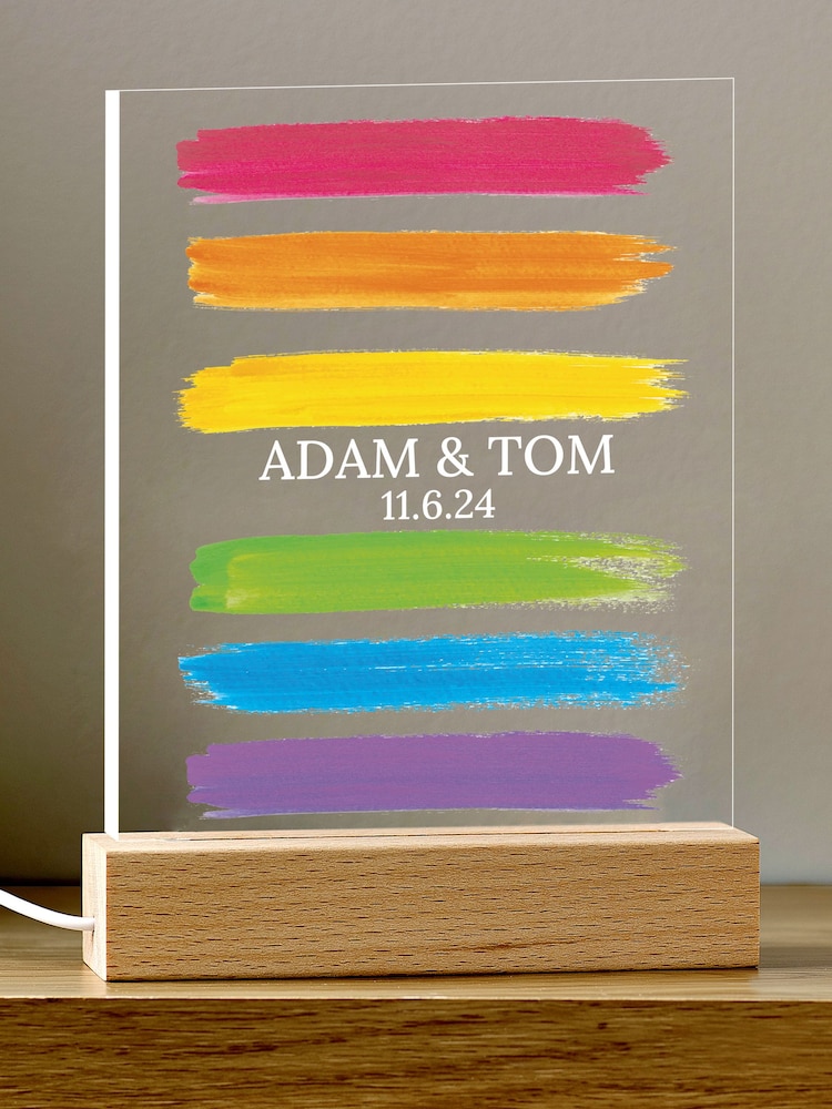 Loveabode Natural Personalised Pride Night Light - Image 4 of 4