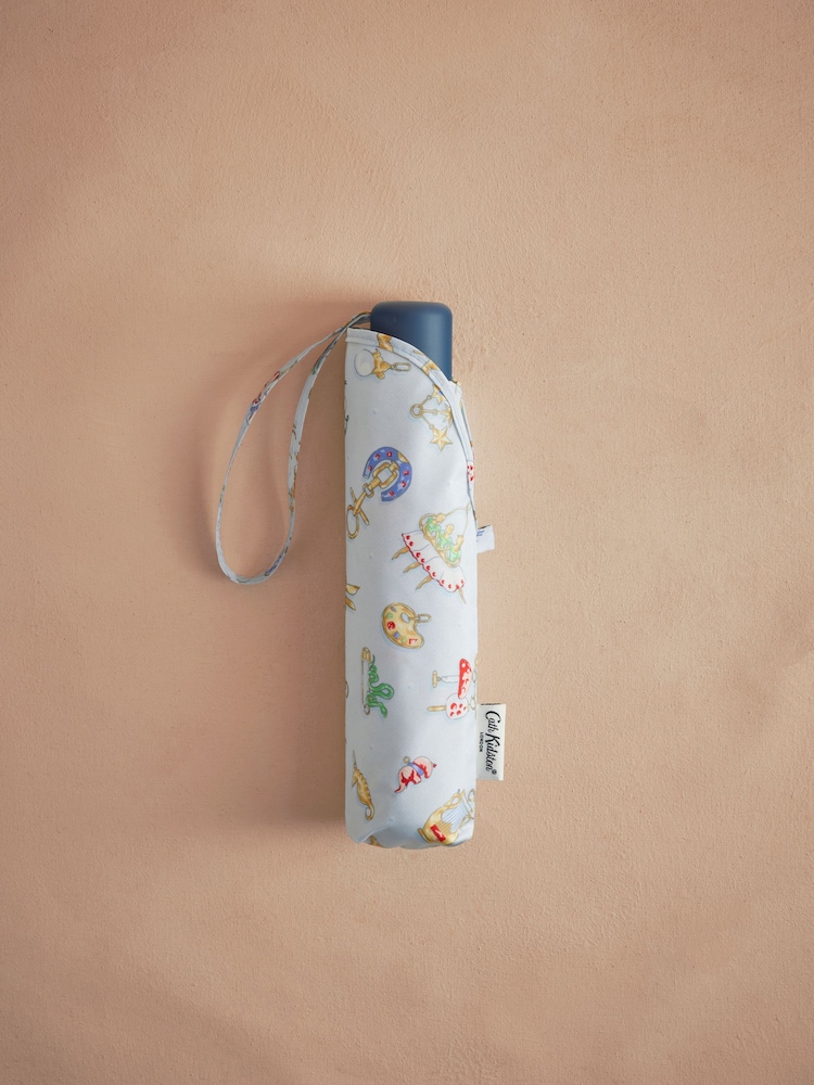 Cath Kidston Blue Charmed Umbrella - Image 2 of 4