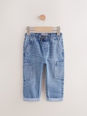 Blue 100% Cotton Carpenter Jeans - Image 2 of 4