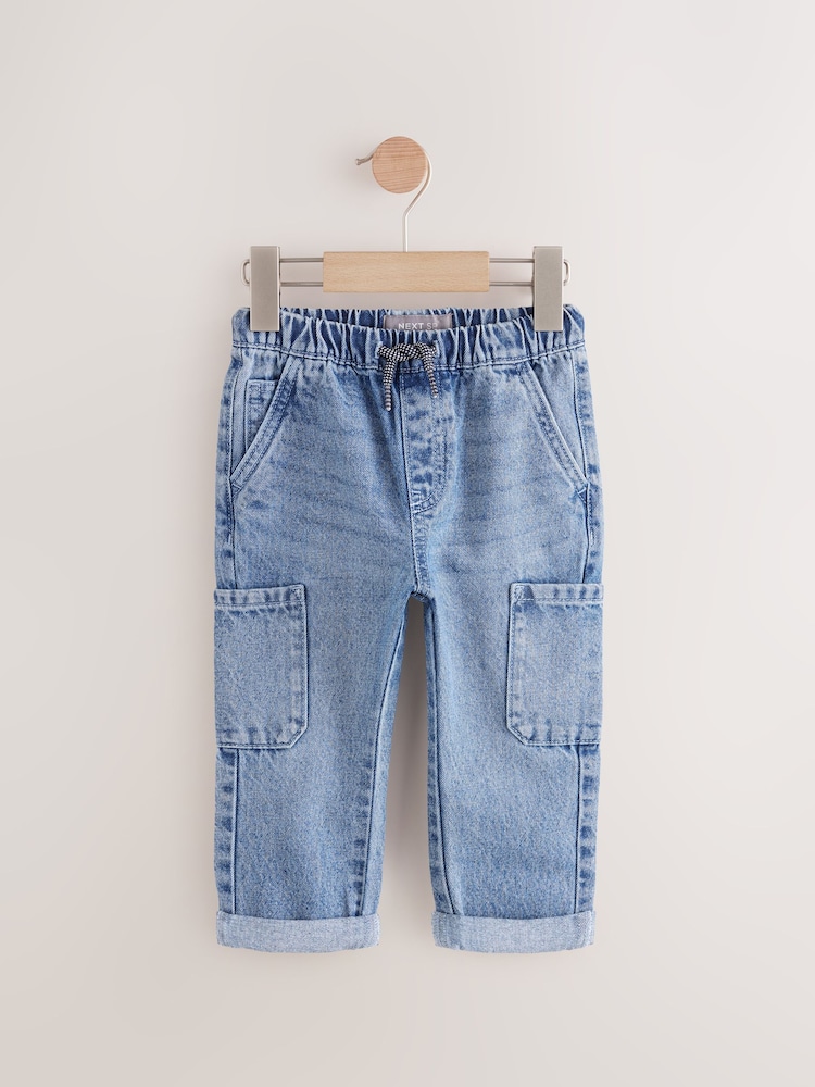 Blue 100% Cotton Carpenter Jeans - Image 2 of 4
