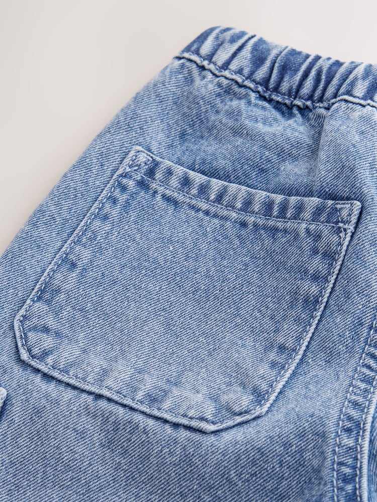 Blue 100% Cotton Carpenter Jeans - Image 4 of 4