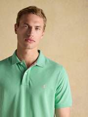 Joules Woody Green & Blue 2 Pack Cotton Polo Shirts - Image 9 of 11