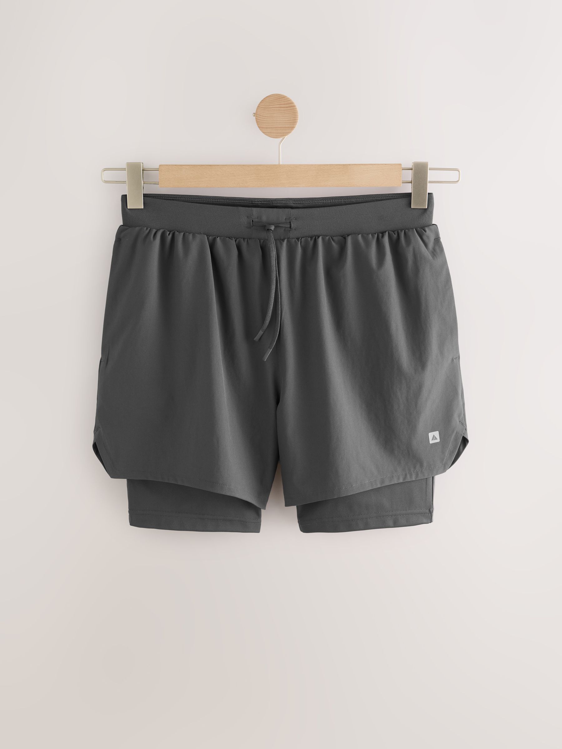 Buy Slate Grey Active 2-In-1 Shorts from Next USA