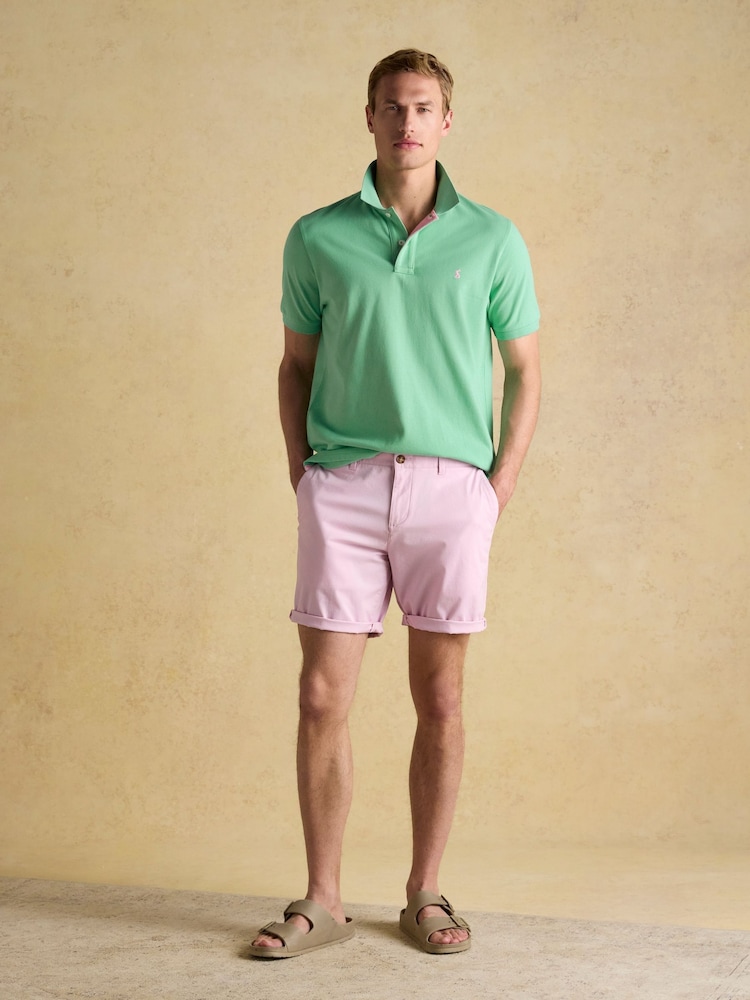 Joules Woody Light Green Cotton Pique Polo Shirt - Image 5 of 6