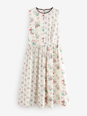 Cath Kidston Ecru Icon Bunches 100% Cotton Sleeveless Dress - Image 1 of 3