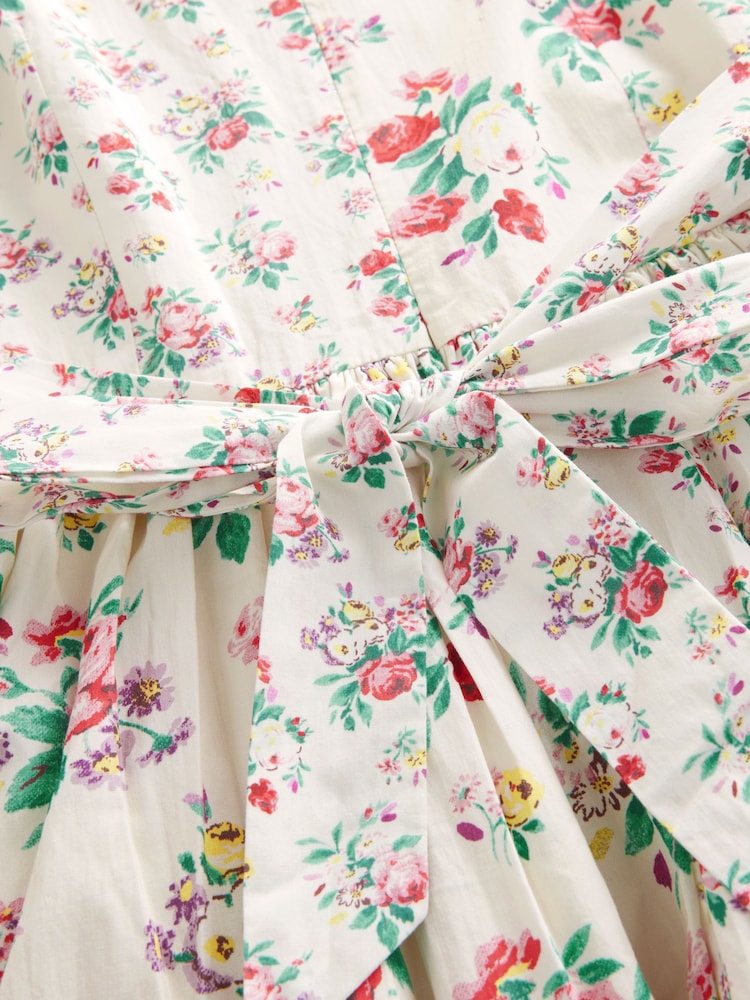 Cath Kidston Ecru Icon Bunches 100% Cotton Sleeveless Dress - Image 2 of 3