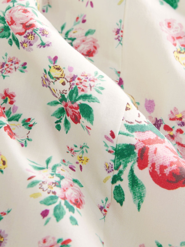 Cath Kidston Ecru Icon Bunches 100% Cotton Sleeveless Dress - Image 3 of 3