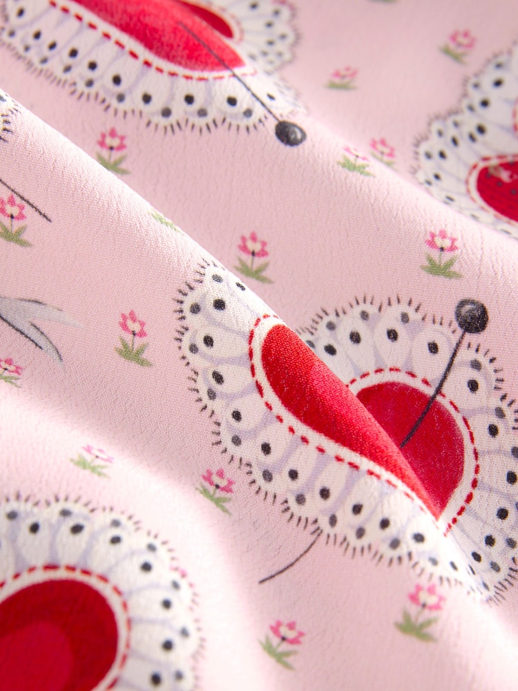 Cath Kidston Pink Hearts Tea Dress - Image 2 of 3