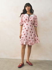 Cath Kidston Pink Hearts Tea Dress - Image 4 of 9
