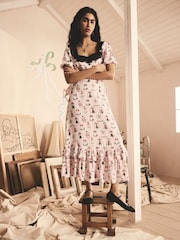 Cath Kidston Pink Dolly Muse Tea Dress - Image 1 of 9