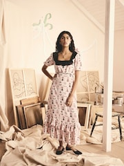 Cath Kidston Pink Dolly Muse Tea Dress - Image 3 of 9