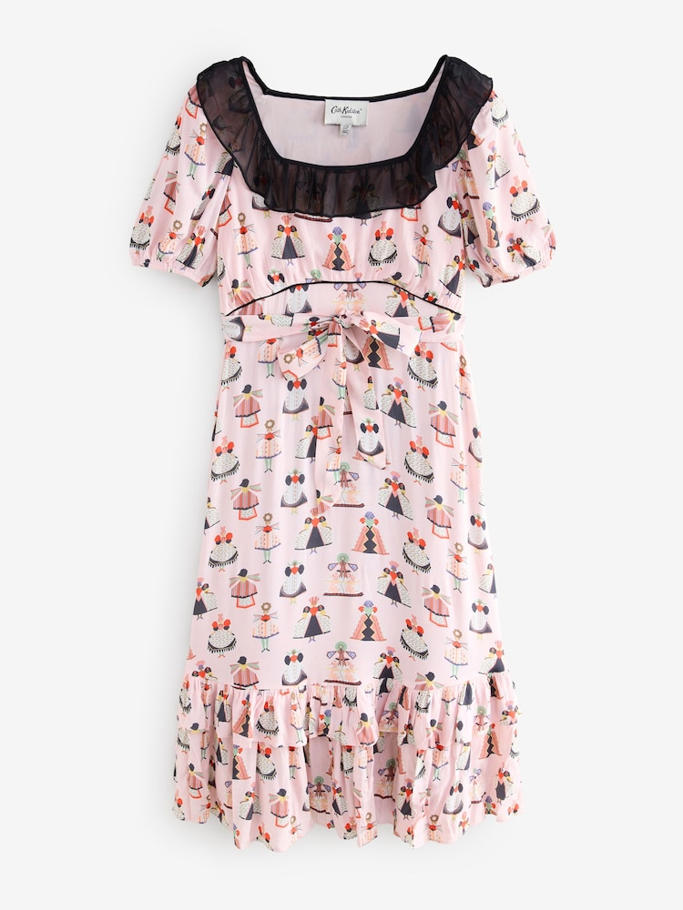 Cath Kidston Pink Dolly Muse Tea Dress - Image 3 of 6