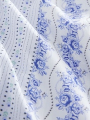 Cath Kidston Blue Floral 100% Cotton Sleeveless Dress - Image 3 of 8