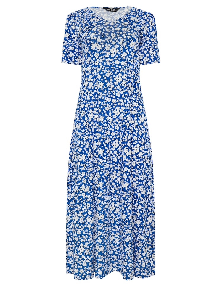 M&Co Ditsy V-Neck Midi Dress - Bild 6 von 6 M&Co Ditsy V-Neck Midi Dress - Bild 6 von 6