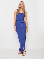 Long Tall Sally Fără mâneci Ribbed Button Thru Rochie - Image 1 of 4