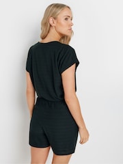 Long Tall Sally Black Shadow Jersey Shorts - Image 3 of 5