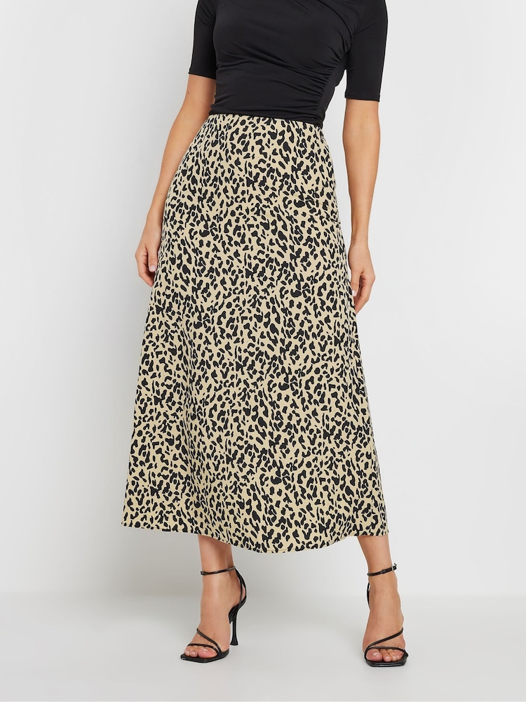 Long Tall Sally Natural Animal Print Maxi Skirt - Image 2 of 5